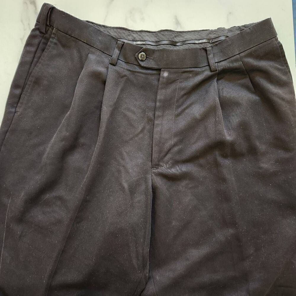 George mens dress black pants 36x29